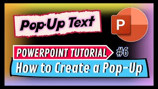 How to Create a PopUp Window in PowerPoint