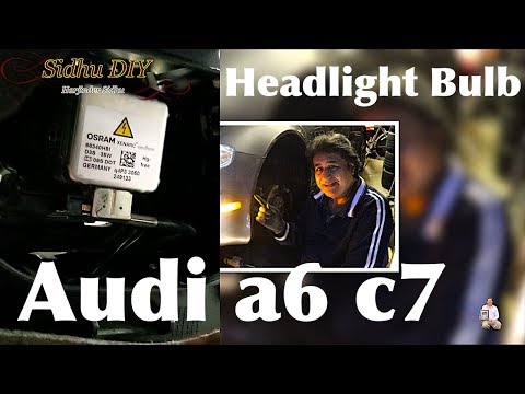 How To Change Audi Headlight Bulb