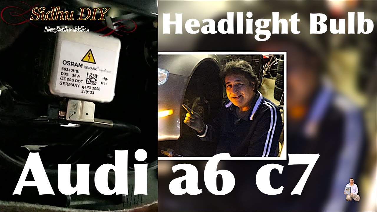 How To Change Audi Headlight Bulb Youtube