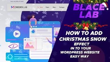 How to add Christmas Snow Effect in to Your WordPress Website  | Easy Way