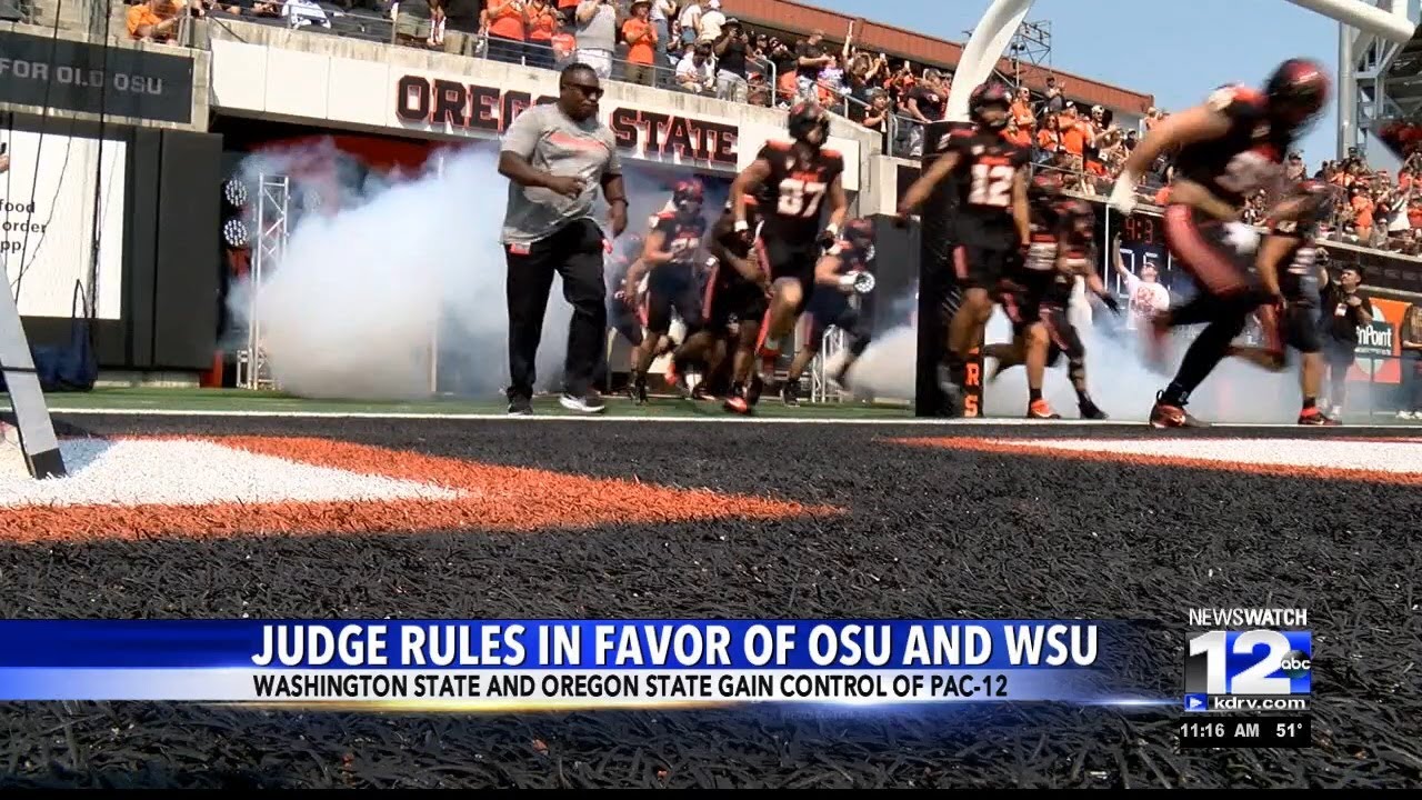 Judge rules in favor of OSU and WSU - YouTube