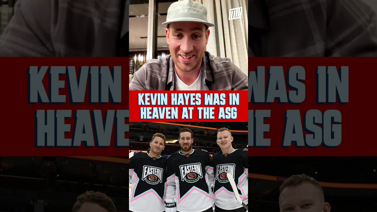 Kevin Hayes' INSANE Locker Room Experience at 2023 All-Star Game