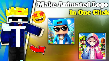 How To Make Animated Minecraft Logo In Just 1 CLICK 🤩 (100% Working)