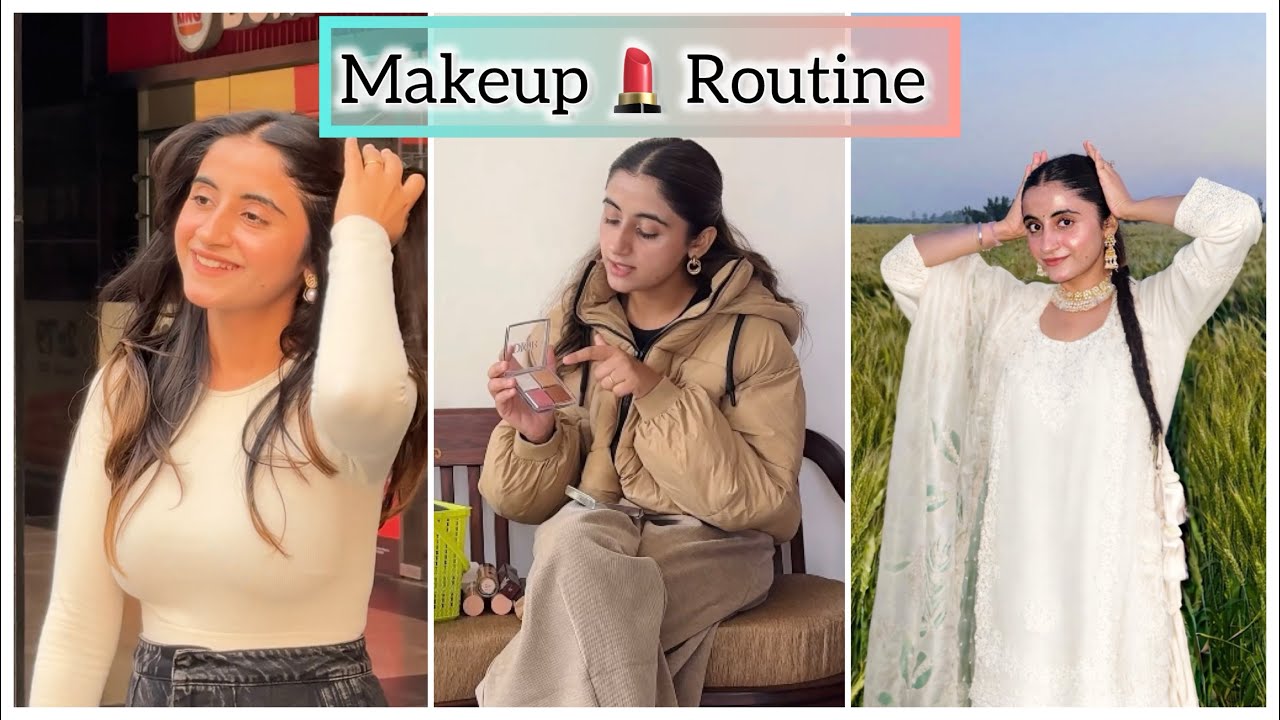 My everyday Makeup Routine ✨ || Sharing my most favourite makeup products 💄|| Navi_Sukhmn