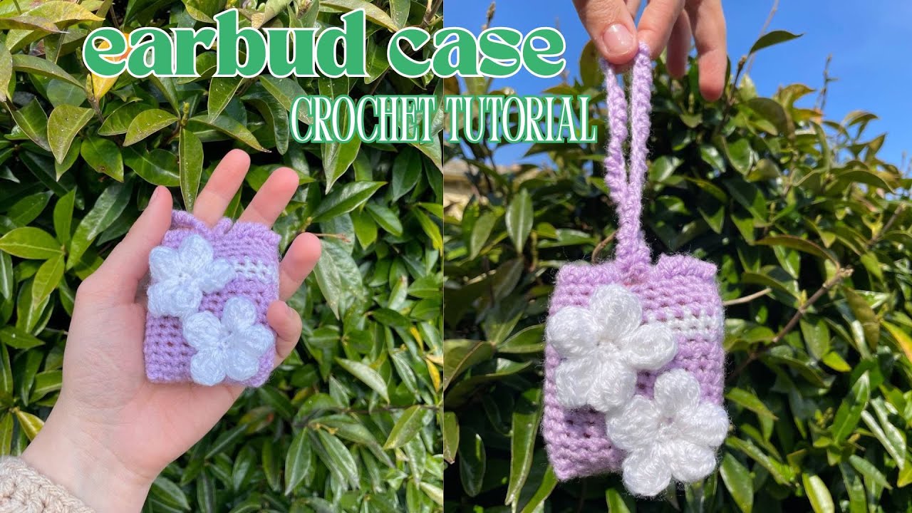 Crochet Earbuds Case Cover Tutorial | Beginner Friendly | Easy & Fast DIY Project 🧶🎧