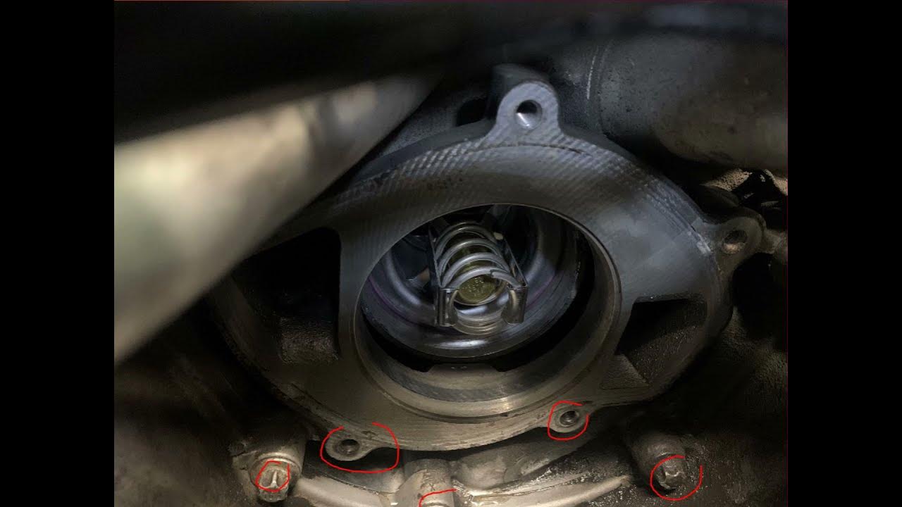 How to Replace the Thermostat on a Porsche Cayenne 957 S Without