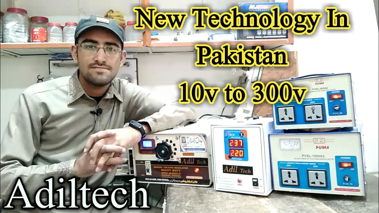 Latest Technology of stabilizer In Pakistan 30v to 300v output 220v YouTube