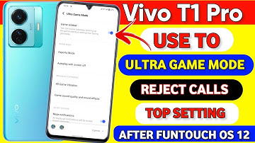 How To Ultra Game Mode Reject Call On Vivo T1 Pro | Vivo T1 Pro Ultra Game Mode Kaise Use Kare