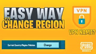 How To Change Region | Use This VPN To change Your Region | Complete Solution |PUBGM