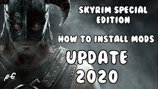 Skyrim SE How to Manually Install Mods PC 2020 - ( Skyrim Special Edition )