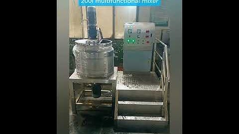 200l multifunctional mixer Mixing Tank System - Industrial Mixers - How It Works?