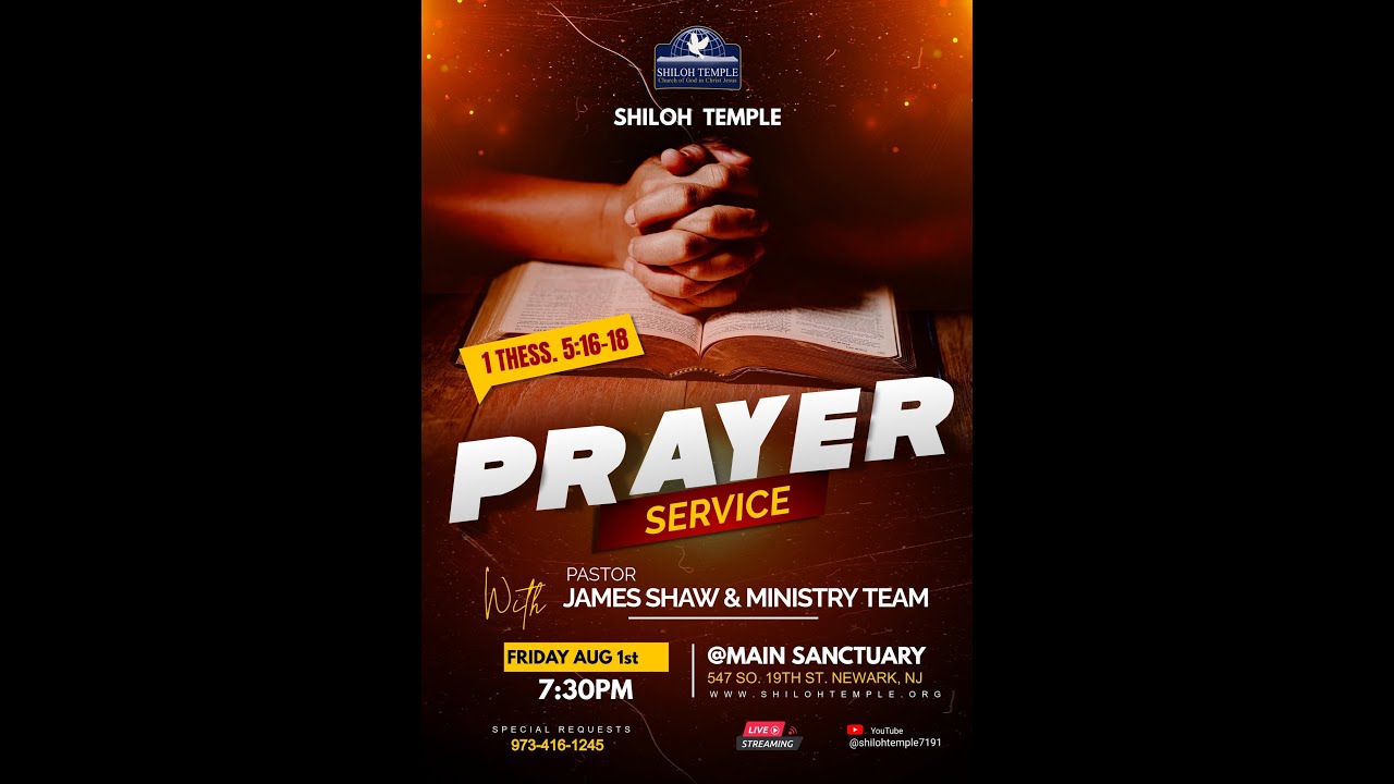 Friday Night Prayer Service - August 1, 2025