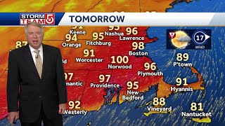 Video: Risk of Sunday t-storms as oppressive heat, humidity continues