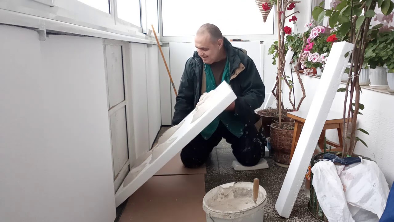 Лепене на Топлоизолация на тераса.