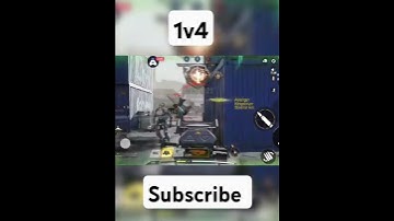 1v4 clutch call of duty mobile #shorts #shortfeed #cod