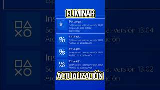 ⭐ Cómo eliminar actualización PS4 🎮