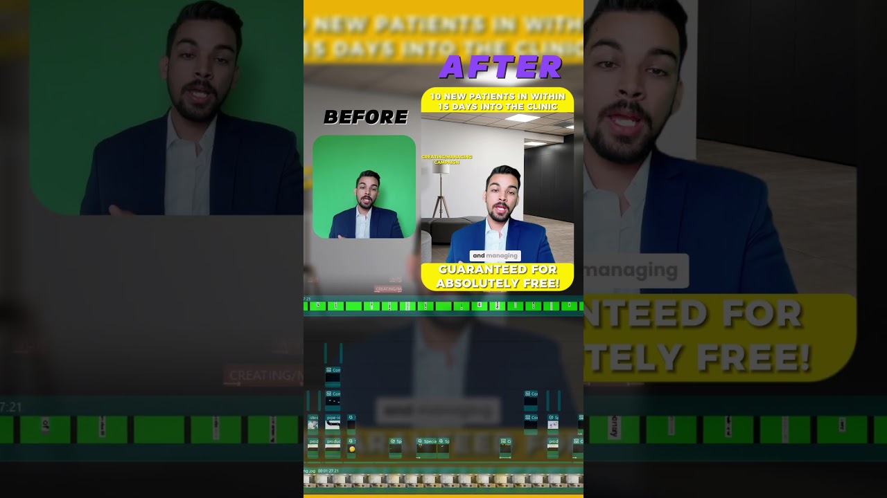 "Clinic Growth Video: B-Rolls, Motion Graphics & Text Animations Showcase!"