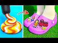 Hacks de Pistola de Pegamento con Pluma 3D Inspirados en El Juego del Calamar! DIY Ideas por 123 GO!