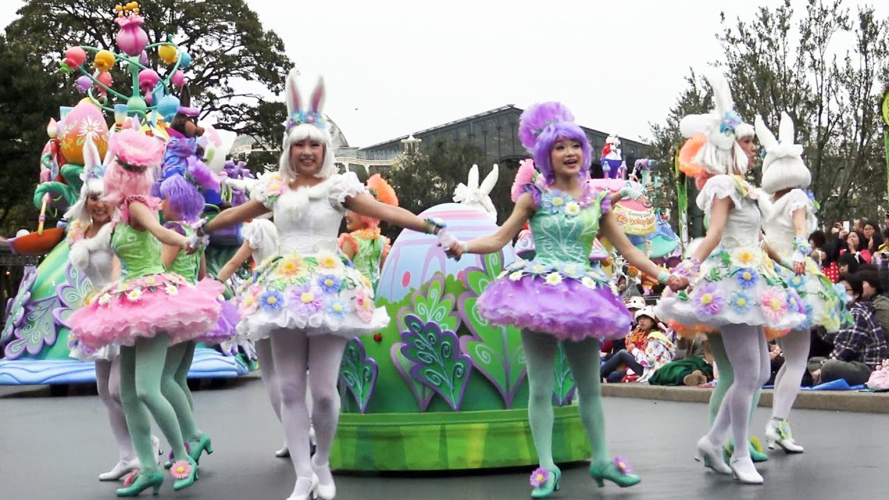 Tdl バニーちゃんポジ ヒッピティ ホッピティ スプリングタイム ディズニーイースター Cute Bunny In Disney S Easter Youtube
