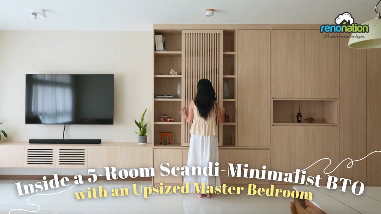 Inside a 5-Room Scandi-Minimalist BTO with an Upsized Master Bedroom