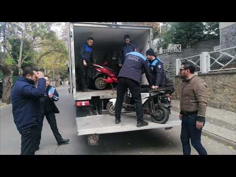 3 tekerlekli, 2 tekerlekli akülü araçların toplanmasına devam ediliyor #büyükada #akülü araçlar