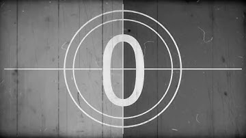 Countdown Film With Radio Sound Stock Video | 2D animated Copyright free video | Pixadisc