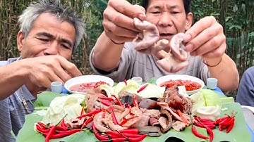 LÒNG PHEO CHẤM 2 BÁT ỚT RẤT PHÊ | Ẩm Thực Tây Bắc