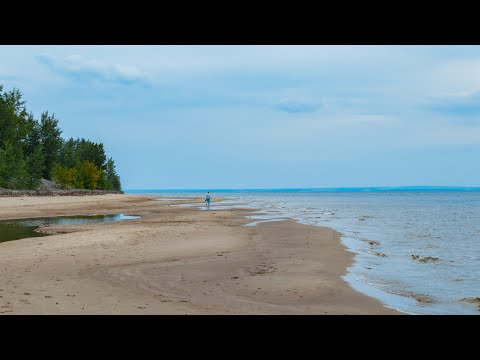 Пляж села Хрящёвка.