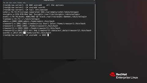 RHCSA English | RH124| SA1 V7.2 | User Management in Linux P2 | USERADD & USERMOD Command | Video7.2