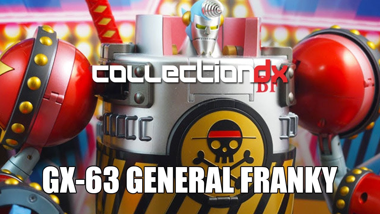 ロボット BANDAI GENERAL FRANKY GX-63 Soul of Chogokin One Piece General Franky GX-63 Action
