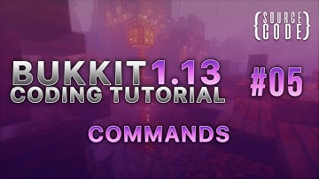 Bukkit Coding Tutorial (1.13.1) - Commands - Episode 5