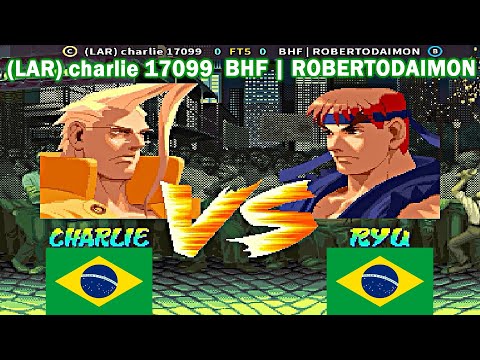 Street Fighter Alpha - (LAR) charlie 17099 vs BHF | ROBERTODAIMON FT5