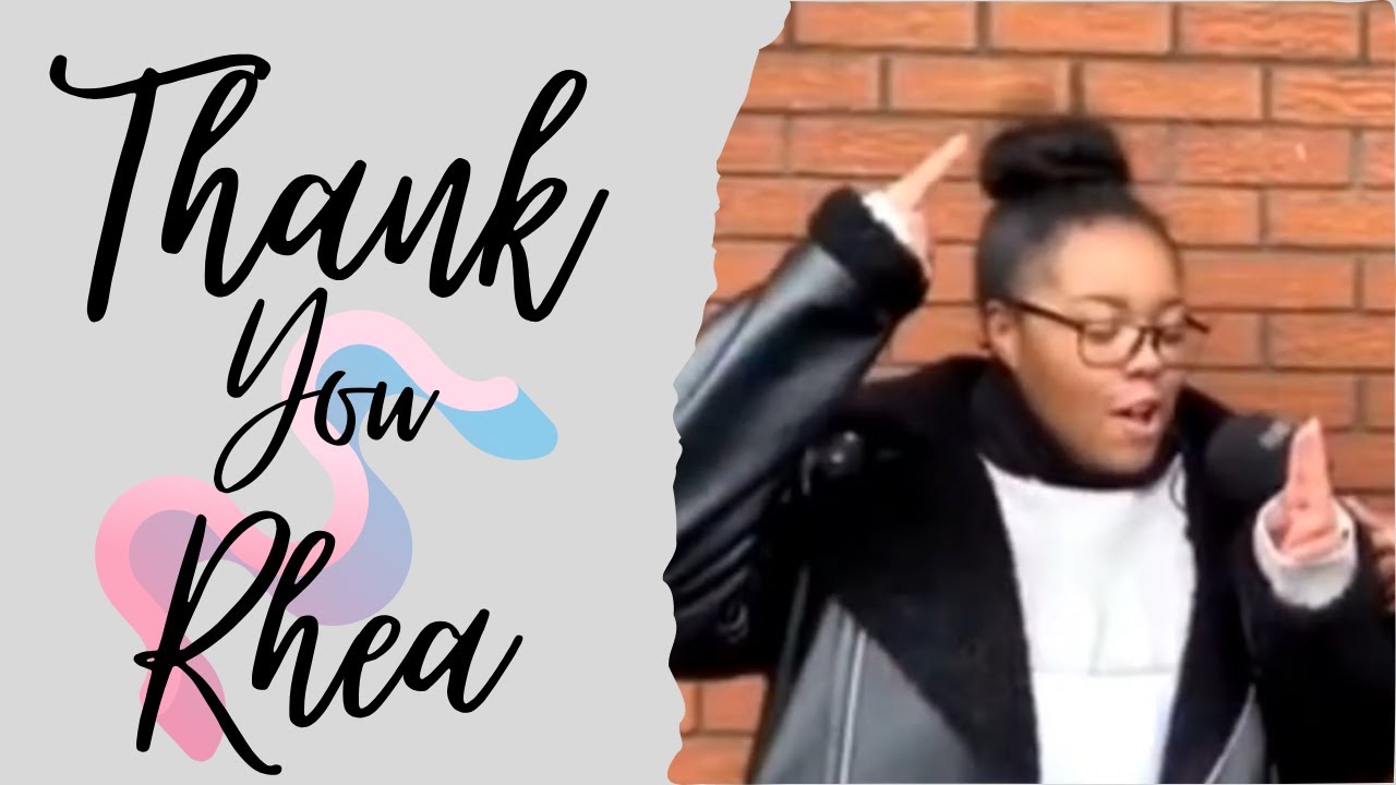 Thank You Rhea Sign THANK YOU RHEA!!! - YouTube