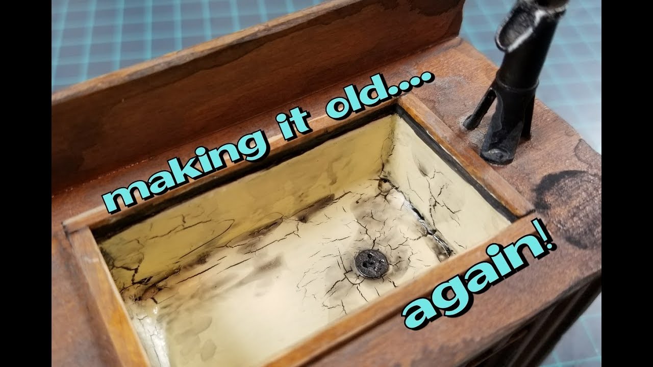 LS #5: Aging all the miniatures... even the Kitchen Sink