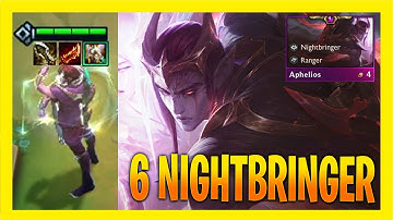 6 NIGHTBRINGER RANGER APHELIOS with DARIUS 2nd CARRY - TFT SET 5 RECKONING