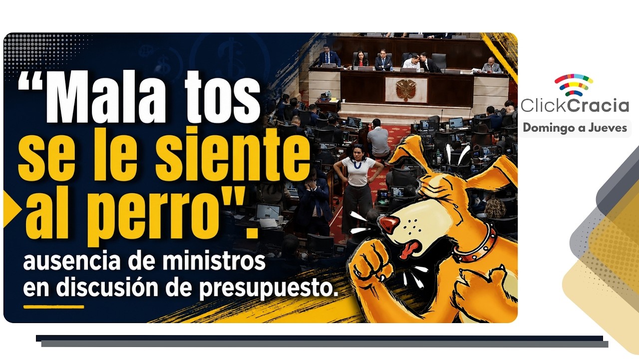 “Mala tos se le siente al perro”: ausencia de ministros en discusión de presupuesto