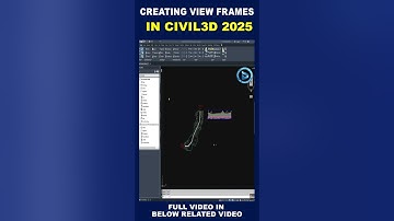 Creating View Frames in Civil3D 2025? || Dynamic Design Creations