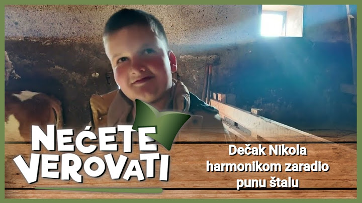 NEĆETE VEROVATI - Dečak Nikola harmonikom zaradio punu štalu