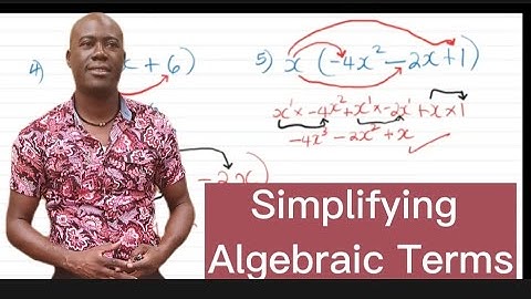 Simplifying Algebraic Expressions (Distributive Law)#dellymathsconcepts #cxcmaths #algebra