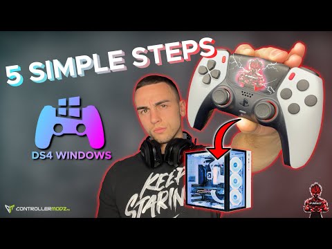 HOW TO CONNECT YOUR PS5/PS4 CONTROLLER TO PC (DS4 WINDOWS) (1ms Response Time)