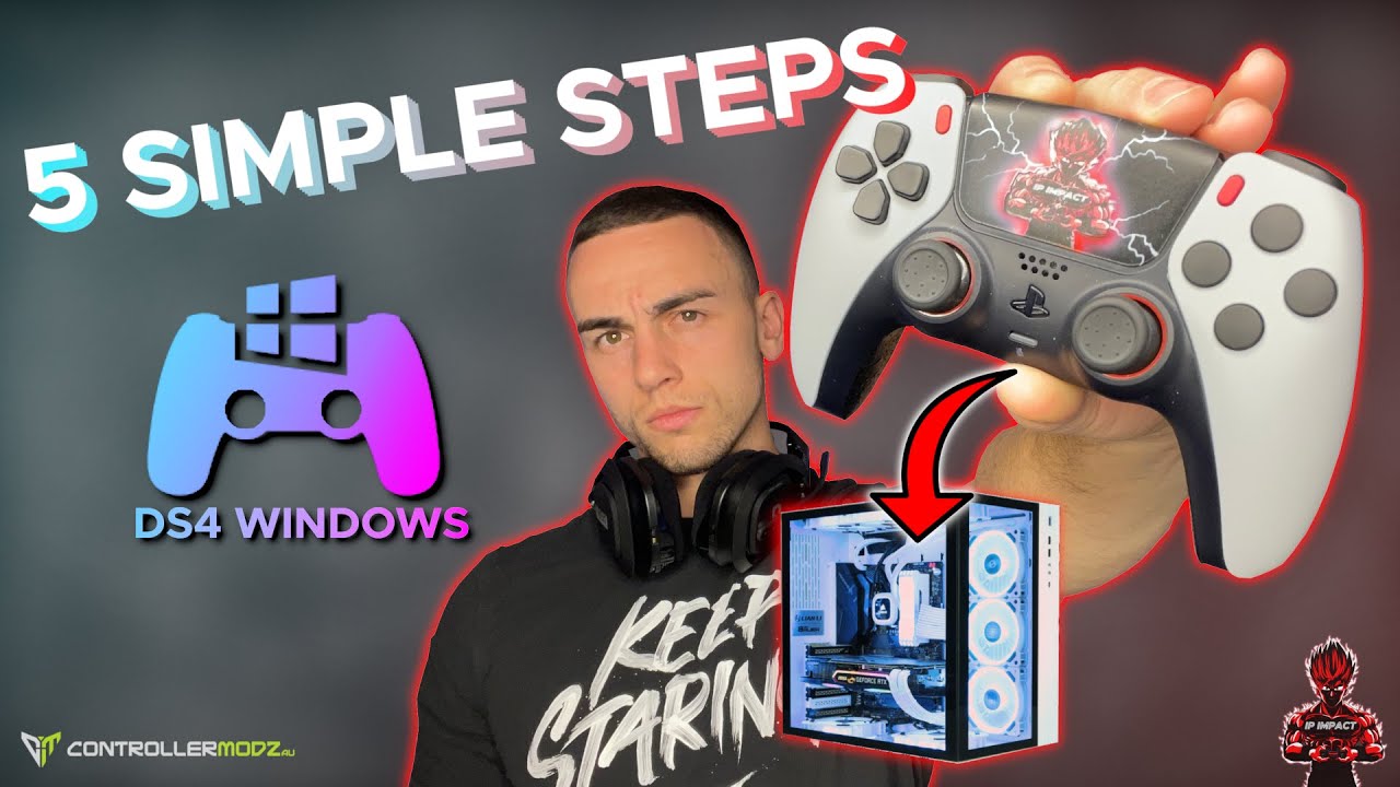 Uskyldig Underskrift konsensus HOW TO CONNECT YOUR PS5/PS4 CONTROLLER TO PC (DS4 WINDOWS) (1ms Response  Time) - YouTube