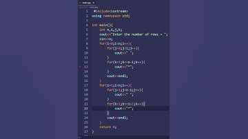 write a program to print the right arrow pattern in c++ | PWOS #shorts