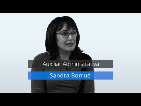 Sandra es Auxiliar Administrativo en MasterD ¡Somos muy afortunados!