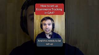 How to Set Up Ecommerce Tracking in GA4 #shorts