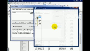 SAP Crystal Report Filter Formulas AND & OR