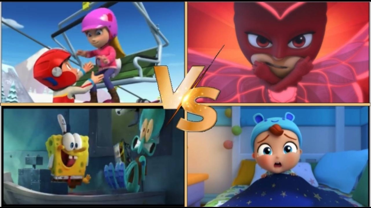PAW PATROL🆚 PJ Masks🆚 MINIONS 🆚Little Angel & Friends  🎶 Tiles Hop