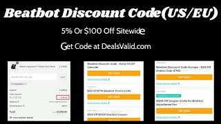 Beatbot Discount Code US/EU: 5% / $100 Off + 3% Cashback