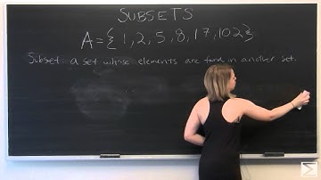 Sets and Subsets