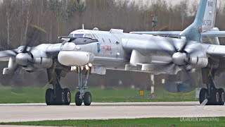 Tu95MSM Deeply modernized 'Bear'. With warm tube sound. Takeoff from Zhukovsky.