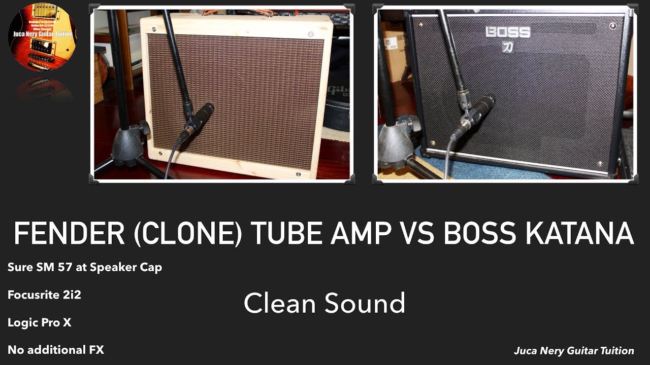 Handbuilt Tube Amp (Fender 65 Clone) VS Boss Katana YouTube